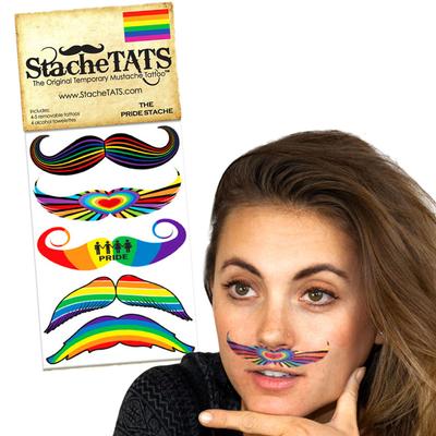 Click to get Stache Tats Pride Temporary Mustache Tattoos