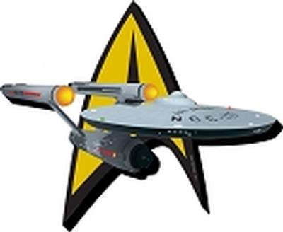 Click to get Star Trek Ship and Logo Magnet