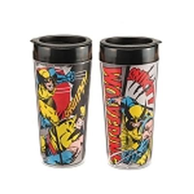 Click to get Marvel Wolverine 16 oz Plastic Travel Mug