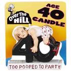 Over the Hill, Age 40 Candle