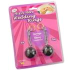 Ball and Chain Wedding Rings