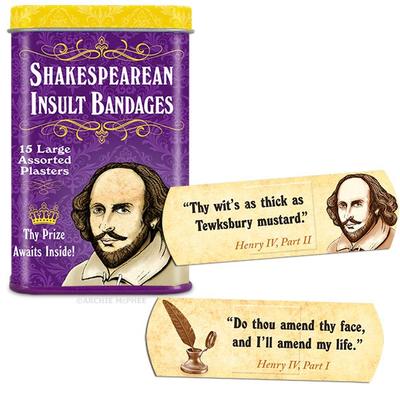 Click to get Shakespearean Insult Bandages