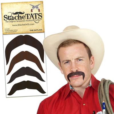 Click to get Stache Tats Outlaw Temporary Mustache Tattoos