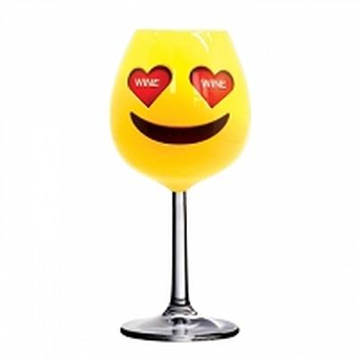 Click to get XL Emoji Wine Glass