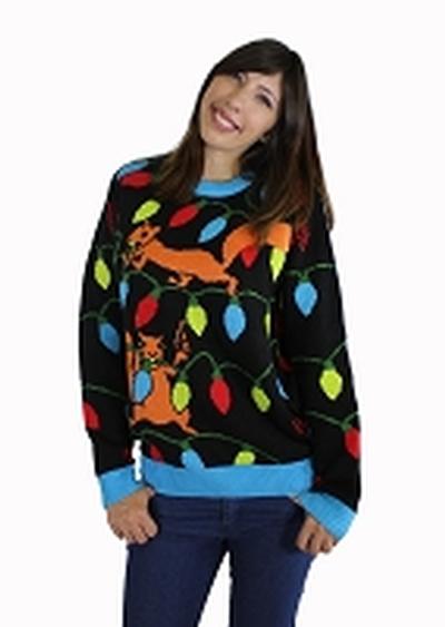 Click to get Ugly Christmas Sweater Squirrelly Christmas Lights