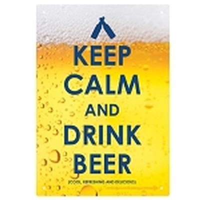 Click to get Keep Calm Beer Tin Sign