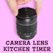 Camera Lens Kitchen Timer